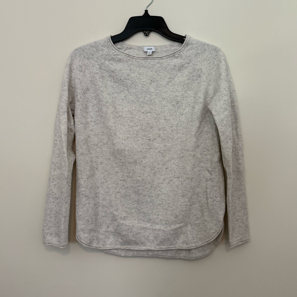 Vince Cream Crew Neck Sweater
